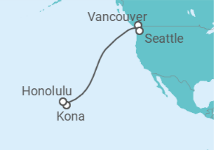 Itinerario del Crucero Estados Unidos  - Royal Caribbean