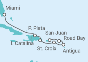 Itinerario del Crucero Un viaje de maravillosas escapadas y esplendor insular - Explora Journeys