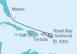 Itinerario del Crucero Un viaje de veladas caribeñas y maravillas isleñas - Explora Journeys