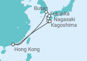 Itinerario del Crucero Japón, Corea Del Sur - Royal Caribbean