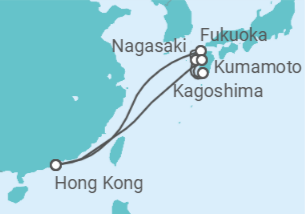 Itinerario del Crucero Japón - Royal Caribbean