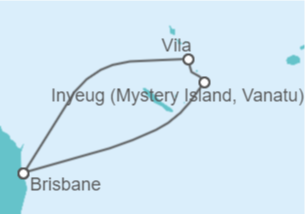 Itinerario del Crucero Vanuatu - Royal Caribbean