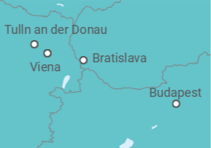 Itinerario del Crucero Hungría, Austria - Riverside