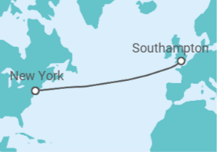 Itinerario del Crucero Reino Unido - Cunard