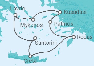 Itinerario del Crucero Grecia - Celestyal Cruises