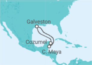 Itinerario del Crucero México - MSC Cruceros