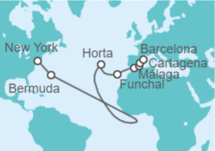 Itinerario del Crucero Cruce dorado - Regent Seven Seas