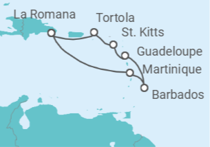 Itinerario del Crucero Una inmersión en los colores - Costa Cruceros