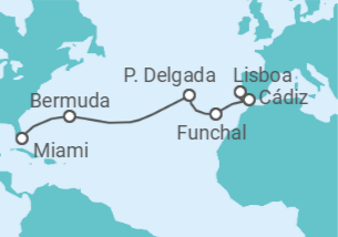 Itinerario del Crucero Rito del cruce de Primavera - Regent Seven Seas