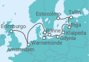 Itinerario del Crucero Herencia real - Regent Seven Seas