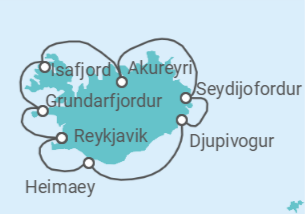 Itinerario del Crucero Islandia - Regent Seven Seas