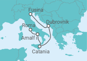 Itinerario del Crucero Italia y Croacia místicas - Regent Seven Seas