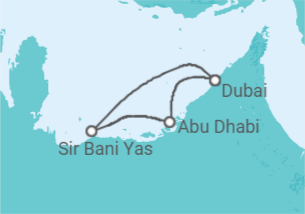 Itinerario del Crucero Arabia Icónica 2027 - Celestyal Cruises