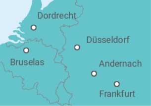 Itinerario del Crucero Tres ríos, tres países - Crucemundo