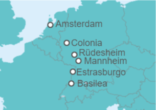 Itinerario del Crucero Tesoros del Rin II - Crucemundo