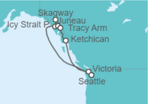 Itinerario del Crucero Alaska - Carnival Cruise Line