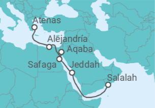 Itinerario del Crucero Crucero a través de los milenios - Nicko Cruises
