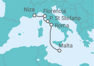 Itinerario del Crucero Italia - Silversea