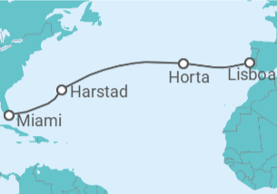 Itinerario del Crucero Portugal, Bermudas - Regent Seven Seas