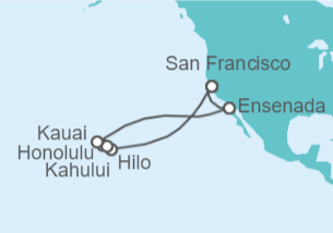 Itinerario del Crucero Hawai - Princess Cruises