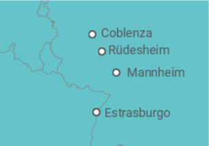 Itinerario del Crucero Crucero en familia - El Rin romántico  - CroisiEurope