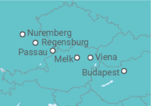 Itinerario del Crucero Mercados navideños emblemáticos - AmaWaterways