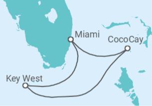 Itinerario del Crucero Estados Unidos (EE.UU.) - Royal Caribbean