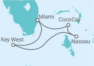Itinerario del Crucero Bahamas, Estados Unidos (EE.UU.) - Royal Caribbean