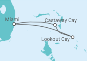 Itinerario del Crucero Estados Unidos (EE.UU.) - Disney Cruise Line