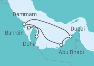 Itinerario del Crucero Emiratos Árabes, Qatar - Explora Journeys