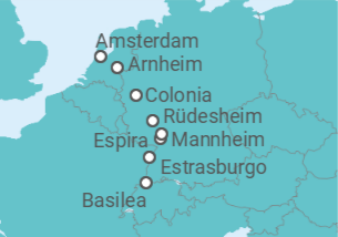 Itinerario del Crucero Lúpulo y Tradición - Riverside