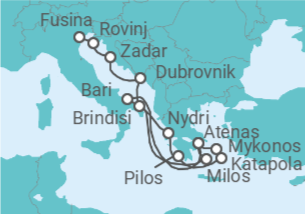 Itinerario del Crucero Un largo viaje entre secretos susurrados y tesoros costeros - Explora Journeys