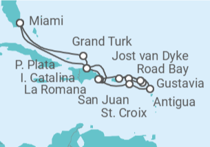 Itinerario del Crucero Un viaje ampliado de escapadas espectaculares y costas imponentes - Explora Journeys