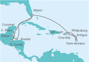 Itinerario del Crucero Un viaje ampliado de tesoros culturales y costas serenas - Explora Journeys
