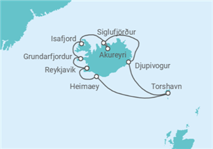 Itinerario del Crucero Paisajes de una vida - Oceania Cruises