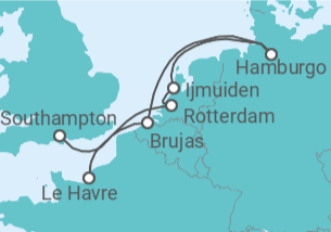 Itinerario del Crucero Sociedad del Norte - Oceania Cruises