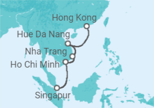 Itinerario del Crucero Vietnam - Explora Journeys