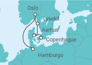 Itinerario del Crucero Dinamarca, Noruega - Explora Journeys