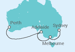 Itinerario del Crucero Australia - Princess Cruises