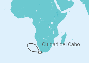 Itinerario del Crucero Sudáfrica - MSC Cruceros