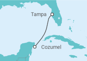 Itinerario del Crucero México - Royal Caribbean