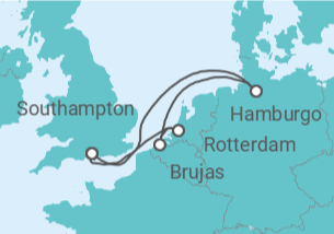 Itinerario del Crucero Alemania, Bélgica, Holanda - MSC Cruceros