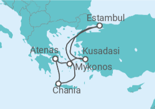 Itinerario del Crucero Lo mejor de Grecia y Turquía - Royal Caribbean
