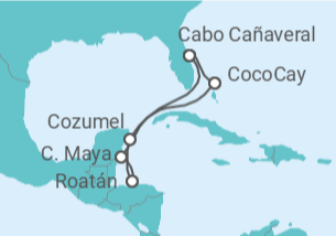 Itinerario del Crucero Jamaica, México - Royal Caribbean