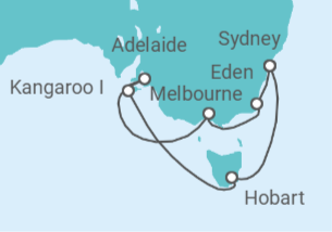 Itinerario del Crucero Australia - Celebrity Cruises