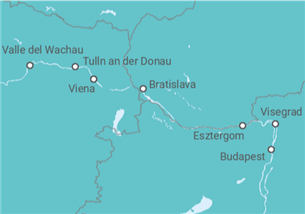 Itinerario del Crucero Austria, Hungría - Riverside