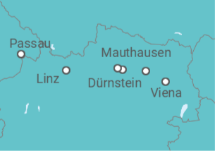 Itinerario del Crucero Tesoros del Danubio de Austria - Riverside