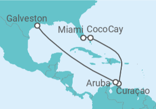 Itinerario del Crucero Perfect Day at Coco Cay y Texas - Royal Caribbean