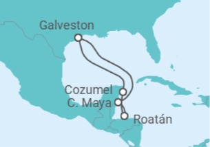 Itinerario del Crucero Caribe Occidental - Royal Caribbean