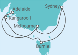 Itinerario del Crucero Australia - NCL Norwegian Cruise Line